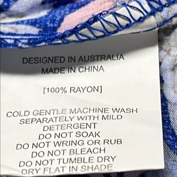 Floral Boho Blue Maxi Dress - Picture 6 of 7